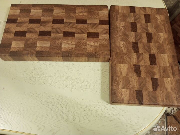 Торцевые дубовые разделочные доски