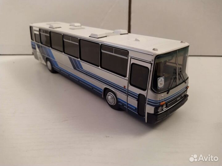 Автобус Икарус-250.59 синий Demprice 1:43