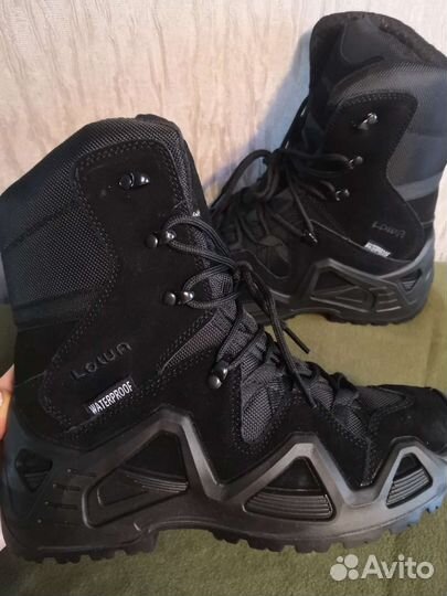 Ботинки тактические Лова высокий берец чёрные