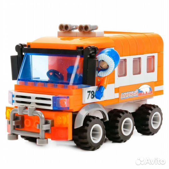 Конструктор Арктика: Полярный вездеход, с фигуркой