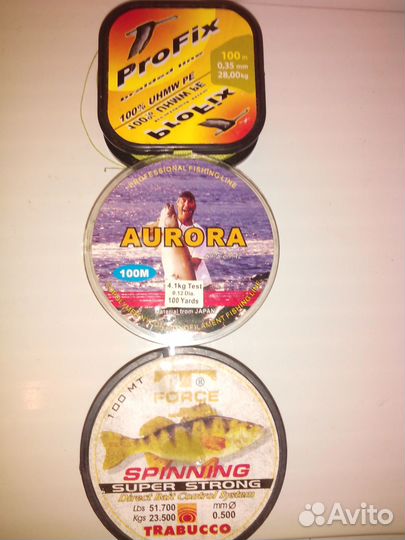 Крючки, лески