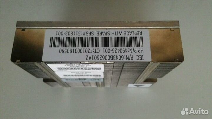 Радиатор для сервера HP proliant 160 g6