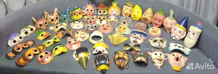 Аренда новогодних масок для фото и видеосъёмки