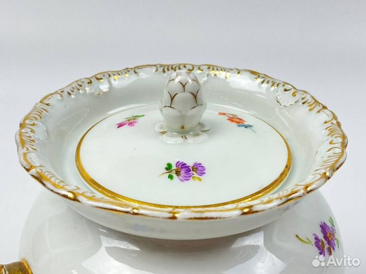 Чайник фарфоровый Мейсен, винтаж