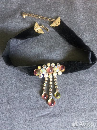 Бижутерия Чехия Ожерелье колье чокер винтаж