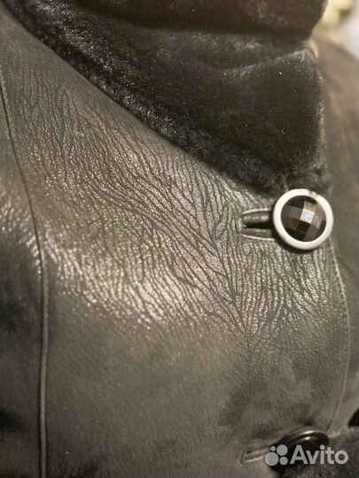 Дубленка натуральная женская 46