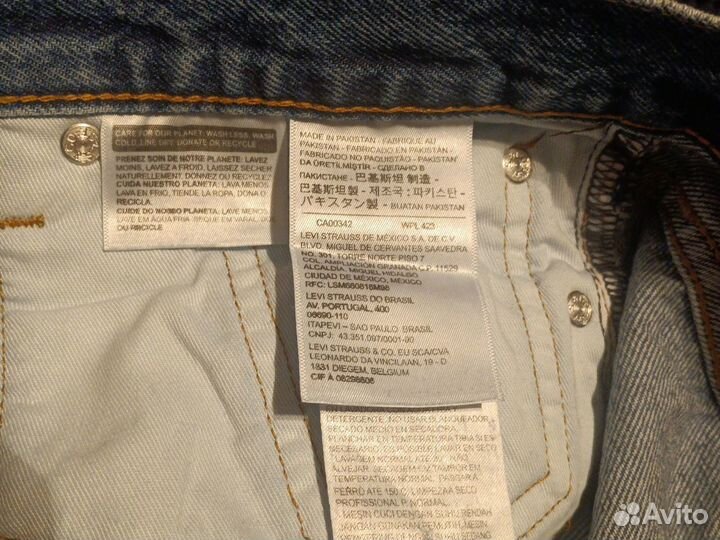 Джинсы levis 511 оригинал