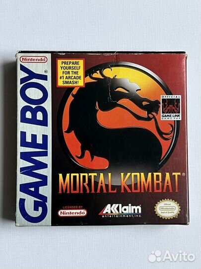 Игра для GB mortal kombat