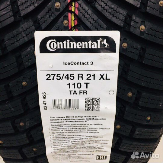 Continental IceContact 3 275/45 R21