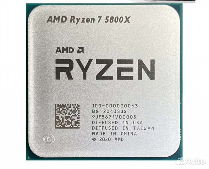 Процессор AMD Ryzen 7 5800X, новый