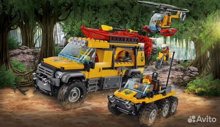 Конструктор База исследователей джунглей 812 дет