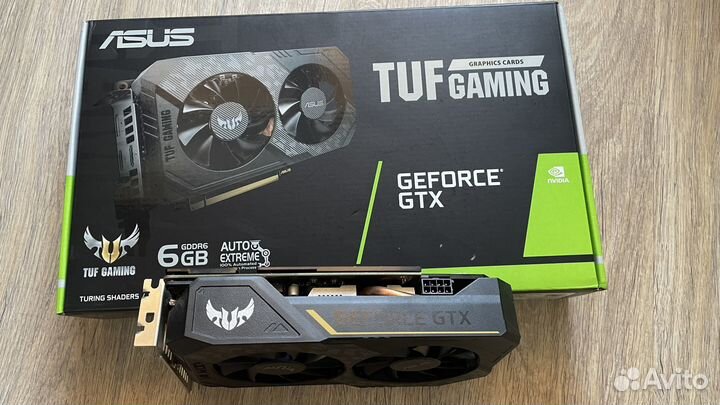 Видеокарта Asus TUF GeForce GTX 1660 Ti 6Gb
