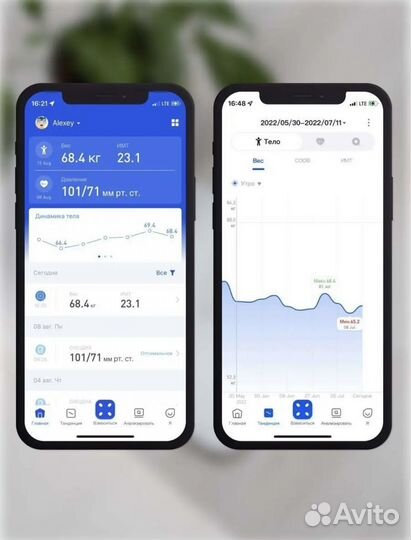 Умные Весы напольные электронные Picooc