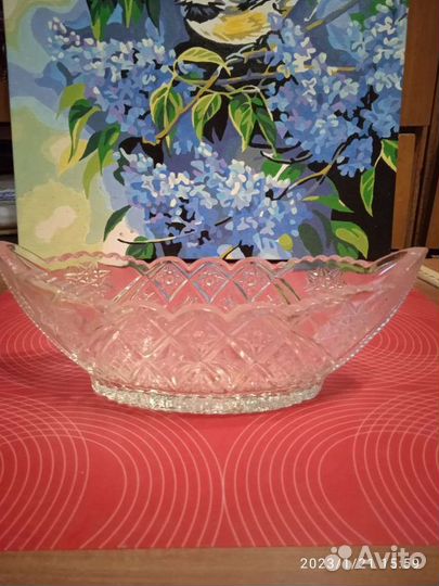 Хрустальные салатники, конфетницы - Ладья