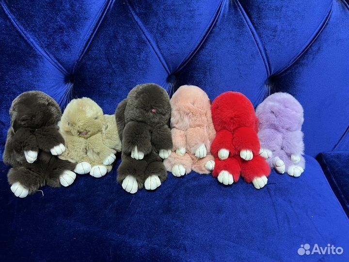 Брелок на сумку из натурального меха