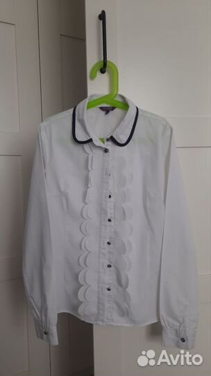 Рубашка школьная, размер 152