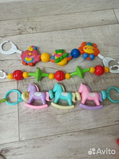Игрушки погремушки пакетом