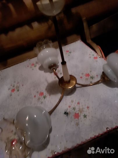 Люстра потолочная бу