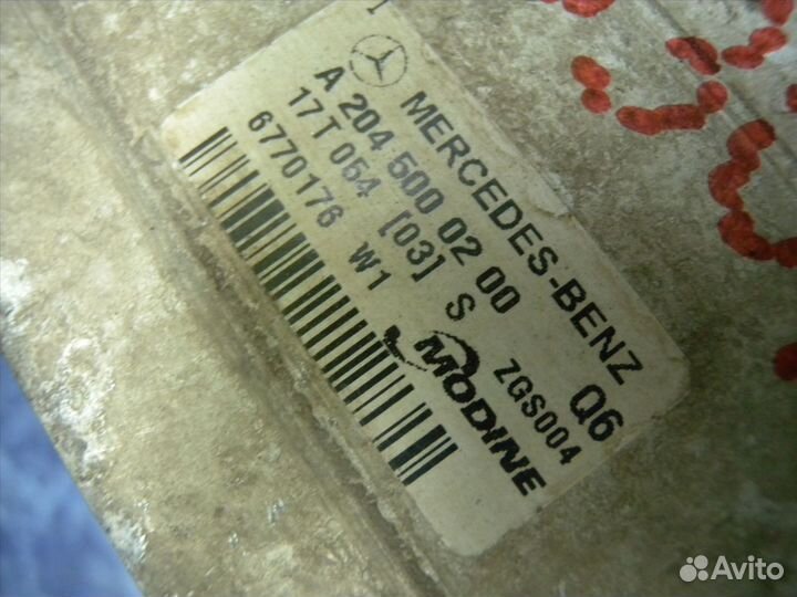 Интеркулер Mercedes X204 W212 W207 W204 W218 W172