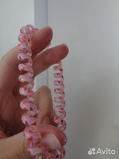 Резинки-пружинки для волос (новые, набор 5 штук)