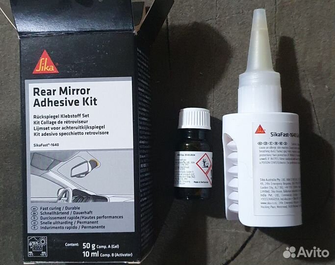 Клей для зеркал заднего вида Sika