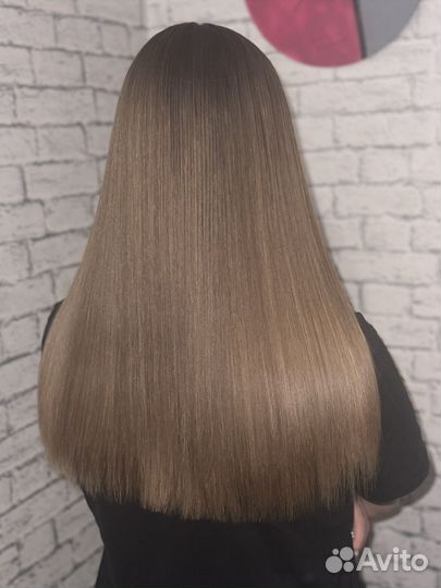 Кератиновое выпрямление ботокс волос нанопластика