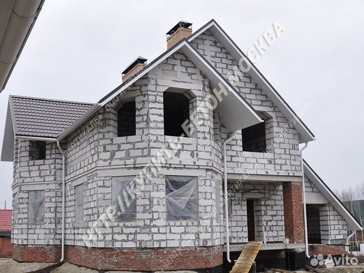 Газобетон белый
