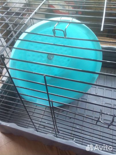 Клетка для грызунов,колесо, домик