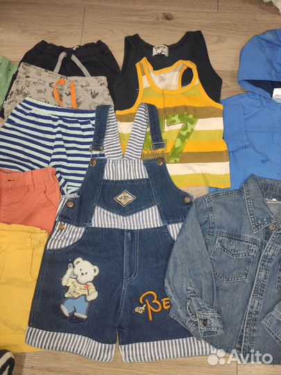 Вещи пакетом на мальчика 86 размер