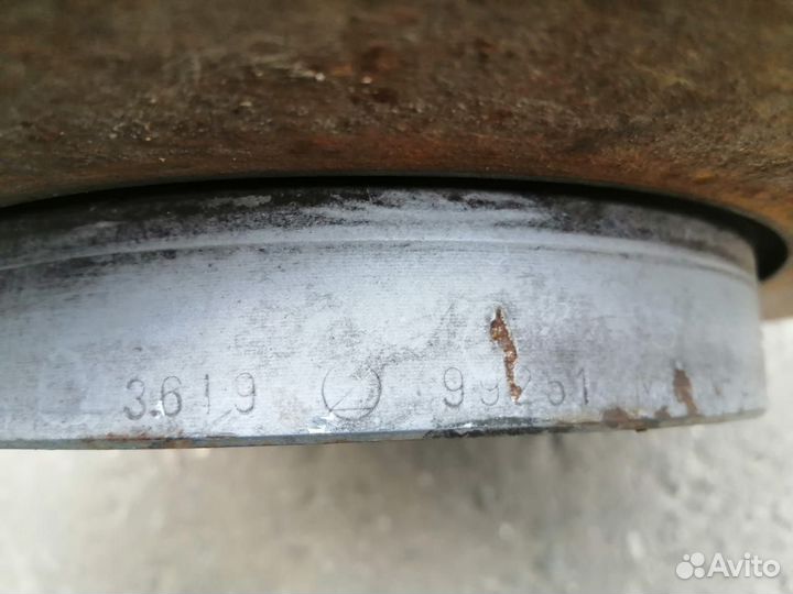 Диск тормозной передний Mercedes W211 E320 б