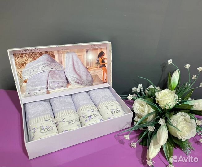 Полотенца roses maison DOR 4- шт - 30*50