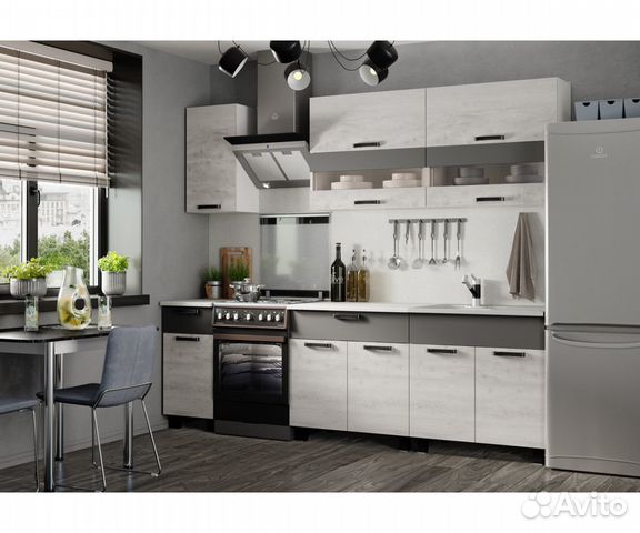 Кухонный гарнитур дакота 2м