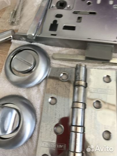 Петли, защёлка, смеситель бу