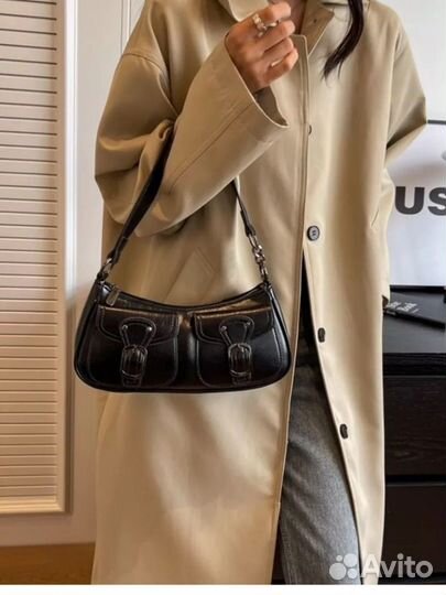 Сумка винтаж багет