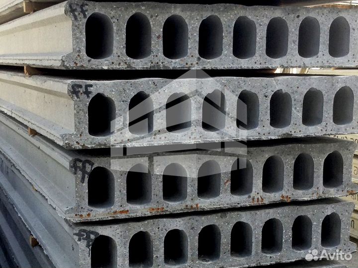 Плиты перекрытия пустотные пб 66-6-8 жби на заказ
