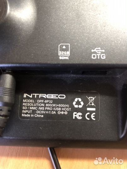 Цифровая фоторамка Intreeo dfp-8p32