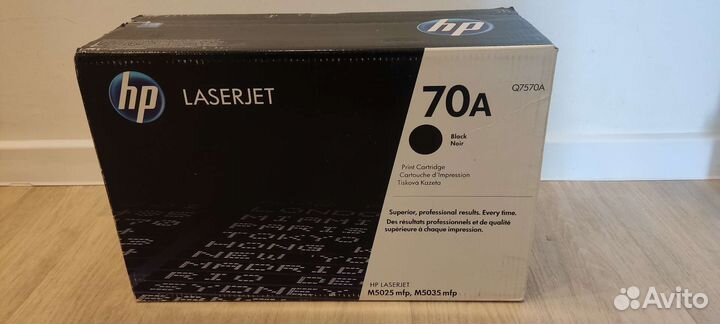 Оригинальный картридж HP Q7570A Доставка