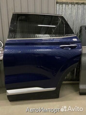 Дверь задняя левая Hyundai Santa Fe