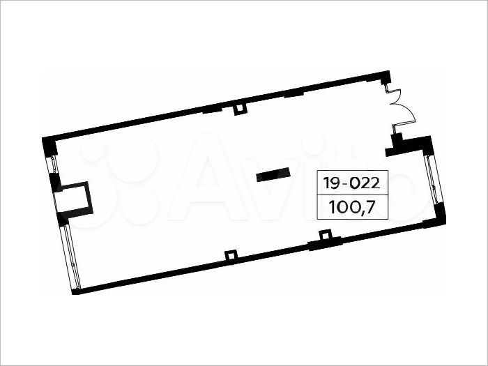 Аренда, торговое помещение площадью 91.5 кв.м