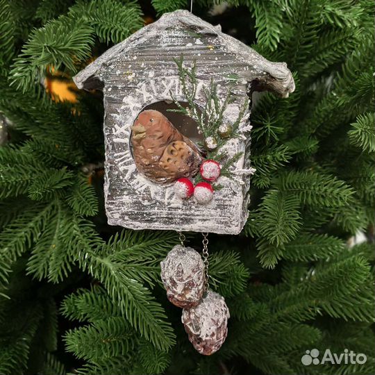 Часы с кукушкой новогоднее украшение