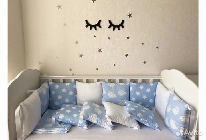 Бортики в кроватку