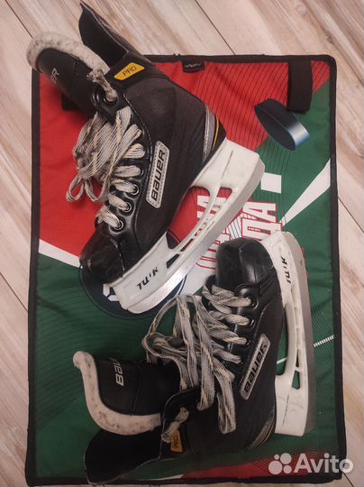 Хоккейные коньки bauer 33,5