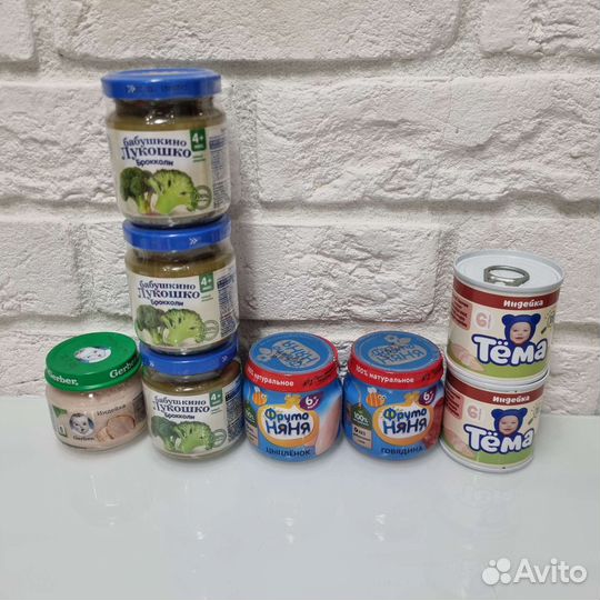 Детское питание пюре