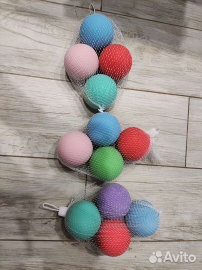 Кинезиологические мячи скакуны, набор 4 шт