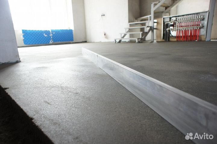 Полусухая стяжка пола за 1 день