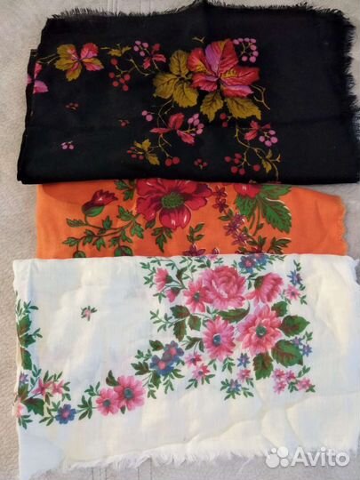 Платок на голову шерстяной новый