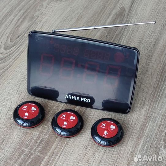 Кнопка вызова персонала, официанта и табло вызова