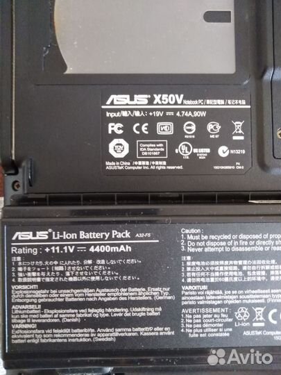 Ноутбук Asus X50V