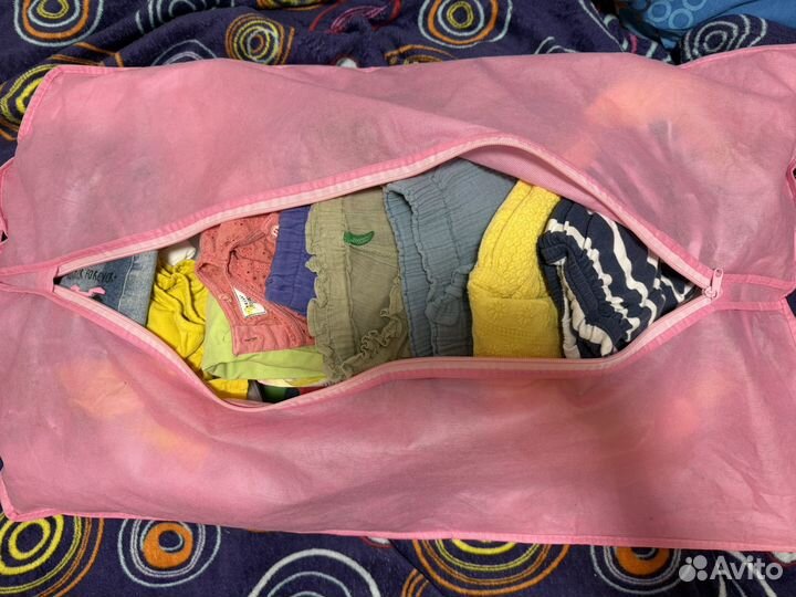Мешок детских вещей 116-122рр