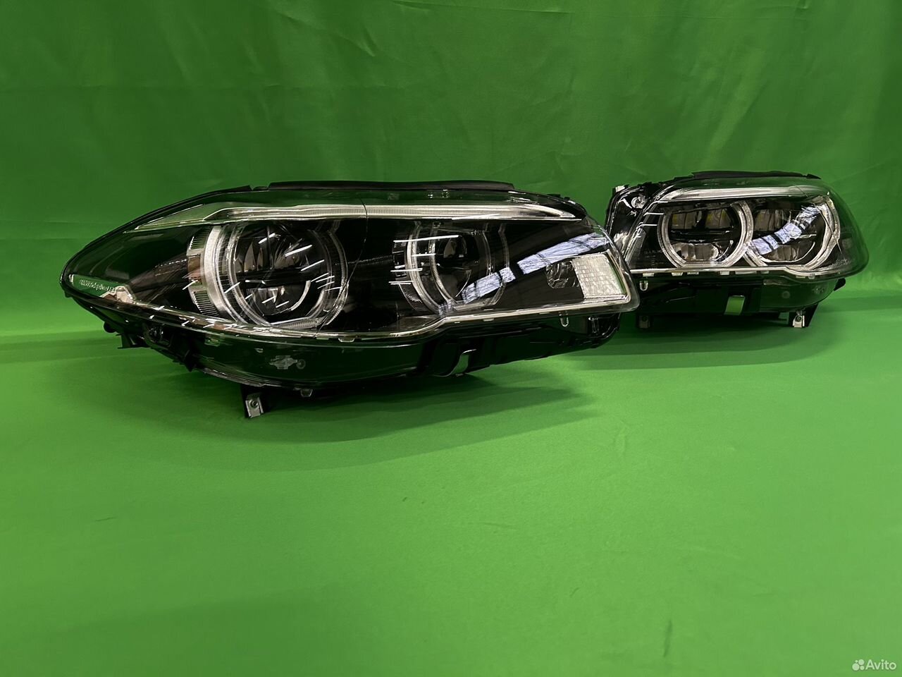 Передние LED фары на bmw f10